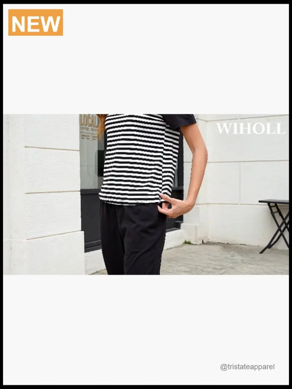 Two Piece Lounge Set - Matching Wide Leg Pants & Top